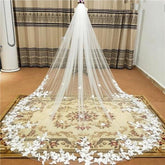 Cheap Lace Wedding Veil 3M One Layer With Comb Veil